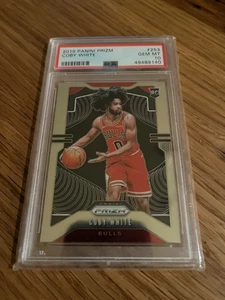 2019-20 Panini Prizm Rookie Coby White #253 PSA 10 - Picture 1 of 2