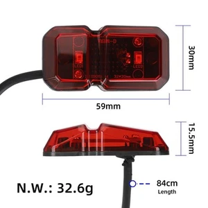 LED Taillight with Screws for Aprilia For eSR1 Scooter Lightweight and Simple - Picture 1 of 6
