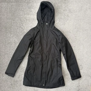 Columbia Jacket Womens Small Omni-Tech Waterproof Hooded Parka Coat Outdoors - Picture 1 of 11