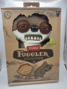 New Fuggler Funny Ugly Monster 22cm Brown Fart Face Suspicious Fox Figure Toy - Picture 1 of 3