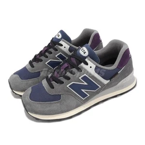 New Balance 574 NB Gris Azul Marino Hombres Informal Estilo de Vida Zapatos Tenis U574KGN-D - Imagen 1 de 8