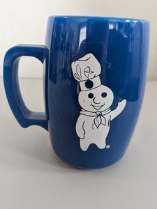 Pillsbury Doughboy MUG - Blue & White - Plastic - Holds 16 oz - Picture 1 of 4