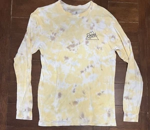 Roark Men’s Size L Yellow Tie Dye Artifacts Of Adventure Long Sleeve Shirt NWOT - Picture 1 of 3