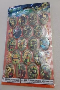 Set adesivi Teenage Mutant Ninja Turtle 50 puffy TMNT 2015 stickety-doo-da - Foto 1 di 3