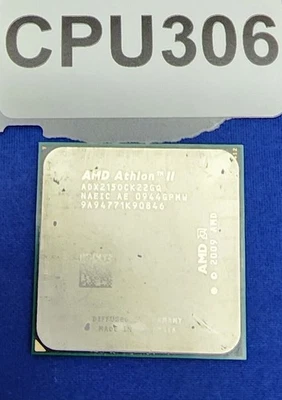 CPU306 AMD Athlon II ADX2150CK22GQ 2.7GHz Dual Core Socket AM3/2+ CPU Processor - Image 1 of 4