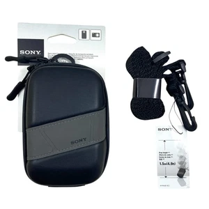 Sony LCM-CSVH Semi Hard Carrying Case mit Trageriemen für kompakte Cyber-Shot Kamera - Bild 1 von 7