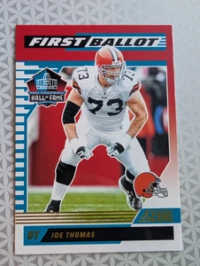 2025 Score Gold Parallel SP Primera Boleta Joe Thomas Cleveland Browns - Imagen 1 de 1