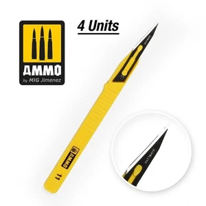 AMMO by Mig Jimenez A.MIG-8688 Mini Blade Straight 4 pcs - Picture 1 of 1