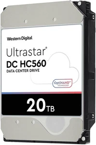 WD Ultrastar HC560 WUH722020BLE6L4 20TB 7200RPM 3.5" SE SATA HDD 0F38785 - Afbeelding 1 van 5