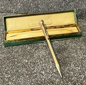 VINTAGE EVERSHARP GOLD FILLED MECHANICAL PENCIL-DING FREE-BOXED - Picture 1 of 9