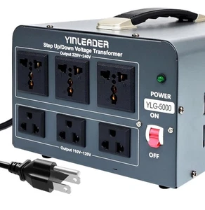 Yinleader 5000 Step Up/Down Trafo Wandler 110/120 Volt - 220/240 Volt... - Bild 1 von 5