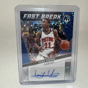 2024-25 Panini Mosaic Fast Break Isiah Thomas Disco Prizm Autographs Auto - Picture 1 of 2