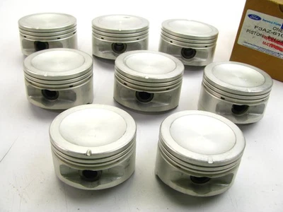 (8) NEW - OEM Ford F3AZ-6108-CB Engine Piston .50mm 1992-1994 4.6L-V8 - Image 1 of 4