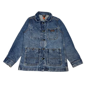 Patagonia Hemp Denim Chore Coat Barn Jacket Women's Small Granola  - Picture 1 of 11