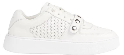 Zapatillas Tenis Rebecca Minkoff Cuero Blanco Talla 8 Nuevas 195$ Foto 1 de 4