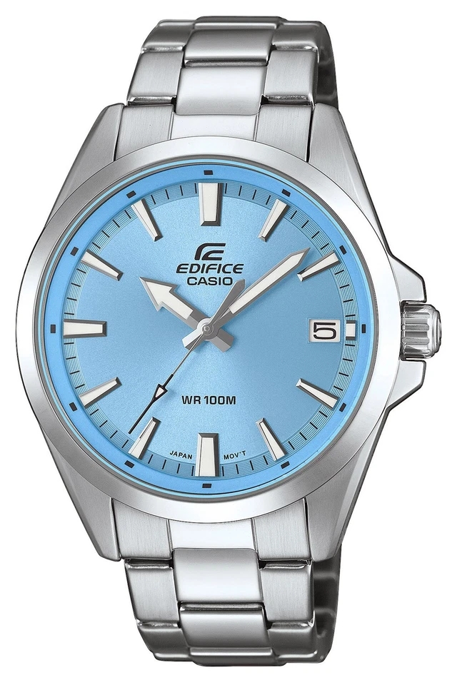 Orologio Casio Edifice in Acciaio Standard Solo tempo EFV-100D-2BVUEF Argento