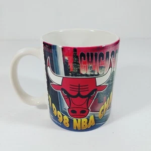 1998 NBA Champions Chicago Bulls NBA Finals Coffee Mug Officially Licensed - Picture 1 of 8