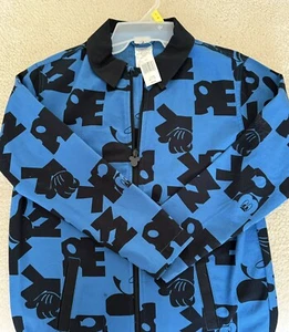 Disney Mickey Mouse Jacket Denim Full Zip Kids Size 11-12 New Unisex (Original) - Picture 1 of 4