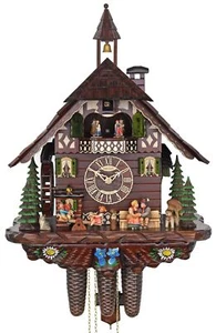 HerrZeit by Adolf Herr Cuckoo Clock - Happy Family AH 801/1 8TMT NEW - Picture 1 of 1