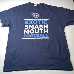 Gildan Exotic Smash Mouth Football T Shirt Mens Size XL Blue Casual Style Fit - Picture 1 of 12