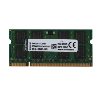 Kingston 2 GB 2G PC2-5300S DDR2 667 MHz Notebook Laptop Memoria RAM SO-DIMM 200 pines - Imagen 1 de 3