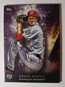 2018 Topps Inception Purple Parallel RC Erick Fedde 101/150 - Picture 1 of 2