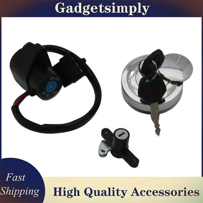 FOR KAWASAKI VULCAN 900 2006-2022 IGNITION SWITCH TANK CAP CUSHION LOCK KIT - Image 1 of 4