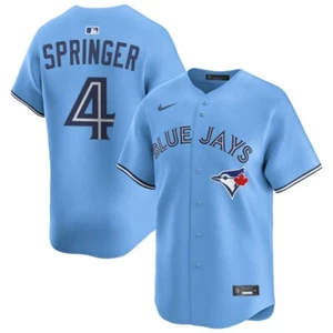 Toronto Blue Jays George Springer #4 Nike Blue Alternate 2025 MLB Limited Jersey - Picture 1 of 1