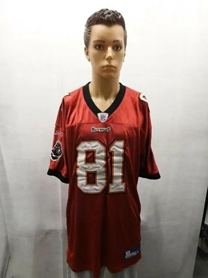 Camiseta deportiva Reebok Alex Smith Tampa Bay Buccaneers auténtica 52 NFL Foto 1 de 4