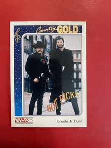 TRADING CARD - COUNTRY GOLD - 1992 - STERLING CARDS - BROOKS & DUNN