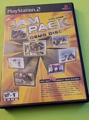 Jam Pack Volume 11 Demo Disc Playstation 2 PS2 CIB w/ Manual TESTED WORKS - Image 1 of 2