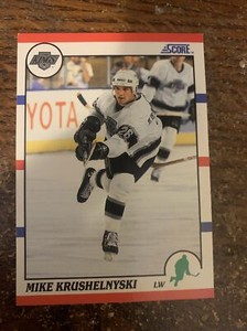 1990-91 Score Hockey #227 Mike Krushelnyski