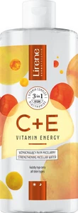 Lirene C+E Vitamin Energy Strengthening Micellar Water Face Eyes & Lips 400ml