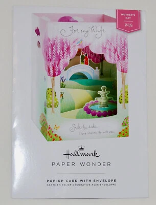 Nueva tarjeta Hallmark Paper Wonder Pink Día de la Madre de Marido Tarjeta Pop-Up Foto 1 de 4