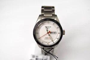 Tissot PRS516 SS Ceramic White Dial Powermatic 80 T100.430.11.031.00 $850 Watch - Picture 1 of 6