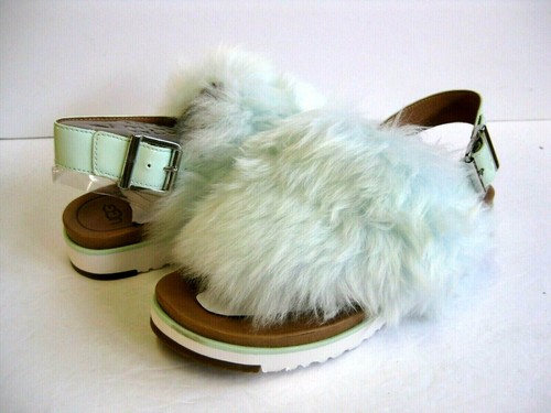 UGG HOLLY SANDALO DONNA PELLE DI PECORA AGAVE GLOW US 7.5 UK 6 EU 38.5 JP 245