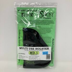 Sticky Holsters Holster For Small/Med Pistols with Up To 3.3" Barrel MD-1