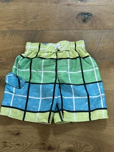 Cherokee Target Boys Swim Trunks Shorts Blue, Green, Yellow Size XS 4/5 - Picture 1 of 3