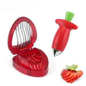 Taglierina per fragole pelapatate per fragole rimozione steli foglie di frutta - Foto 1 di 13