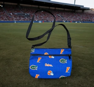 University Of Florida Purse Gators Canvas Shoulder Bag 10x7 UF Baseball Football - Picture 1 of 10