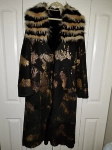 Genuine Shearling Sheepskin Coat. Size M. - Picture 1 of 12
