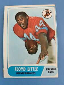 1968 Topps Football Floyd Little Denver Broncos Rookie # 173