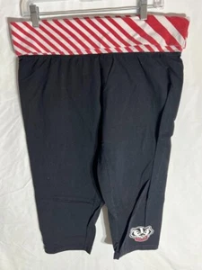 Wisconsin Badgers Women's XL Capri Leggings E5 College Classics Bucky W WI - Picture 1 of 5