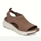 Womens Low Wedge Summer Hoilday Beach Ladies Slip On Sock Sandals Shoes Size New