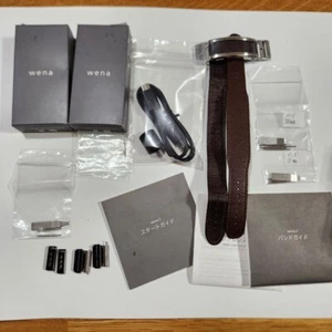 SONY Wena3 Smart Watch WNW-A21A iOS Android Bluetooth Good Working Used JAPAN - Picture 1 of 4