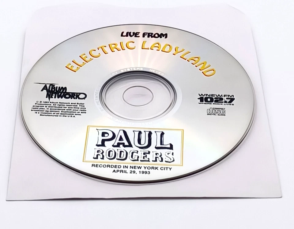 PAUL RODGERS - rare CD Radioshow "Electric Ladyland" (USA) - Bild 1 von 1