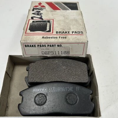 Mitsubishi Colt 1988-1990 Cordia Front Axle Wheel Brake Pads Genuine DBP511108 - Image 1 of 2