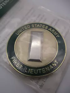 US Army First 1st Lieutenant O-2 Rank Challenge Coin - Picture 1 of 6