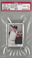 PSA 8 NM-Mint 1982 All-Star Game Program Insert Carl Yastrzemski Red Sox
