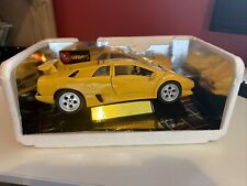 Burago 1/18 Scale Die Cast Model Lamborghini Diablo - Yellow Boxed